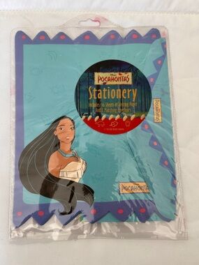 Disney Pocahontas stationery set 16 Sheets & 8 Matching Envelopes 2015